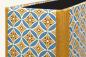 Preview: Folder cadmium yellow diamond pattern blue white