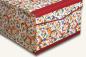 Preview: Florentine paper colorful gold handmade box