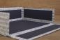 Preview: Large box for sheet music with dark green linen edges