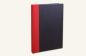 Preview: Writing and notebook black, with red linen