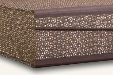 Brown box "Gerti", storage box, with magnet