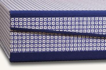Blue box "Basti", box with lid, handmade