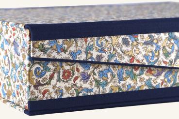 Elegant box with old paper