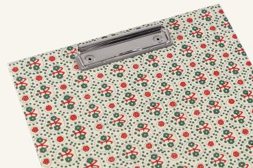 Red and green clipboard "Gundel", extra stable
