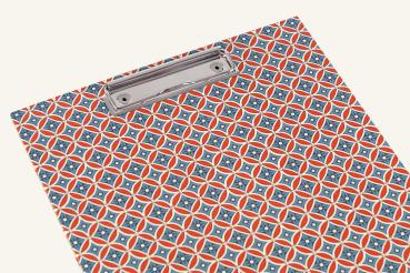 Blue-red clipboard "Toni", A4 clipboard, stable mechanism
