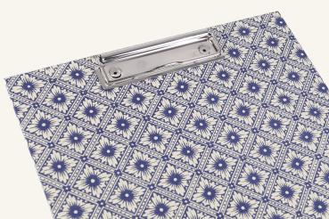 Clipboard blue "Loisl", stable mechanics, handmade