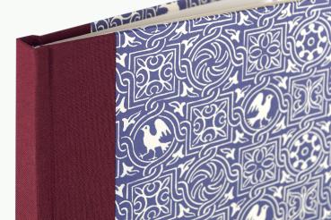 Nice book with linen and colored paper Papeterie Schreibweise