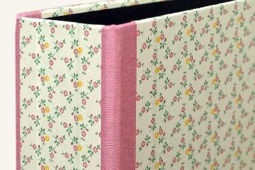 Folder cute floral pattern pink