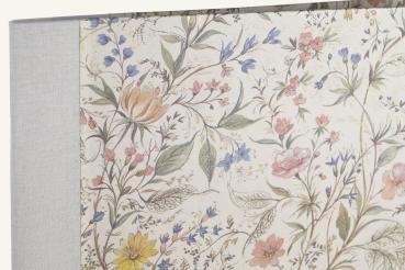 Mappe für Dokumente, romantischer Stil, Blumen, zarte Farben