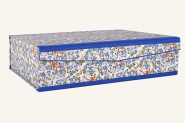 Preview: Sturdy linen box xxl blue