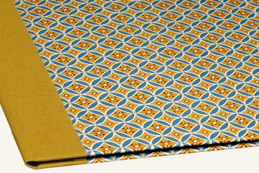 School folder for filing, yellow, blue