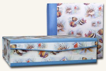 Album and collection box with fish