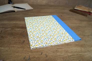 Preview: Little flowers blue yellow Papeterie Schreibweise