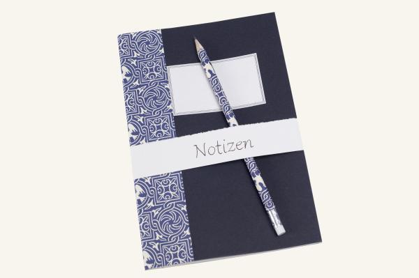 Schreibheft set mit Bleistift, buntpapier, 16 Blatt blanko Papier,mit etikett