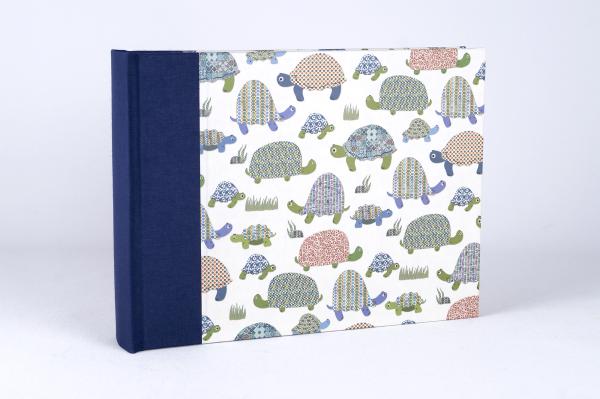 Kinderfotoalbum Schildkröten mit Leinenrücken