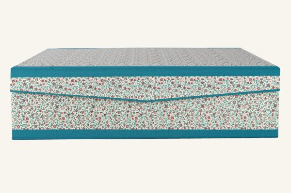 Din A4 Box für Papiere orange gelb handmade in Germany