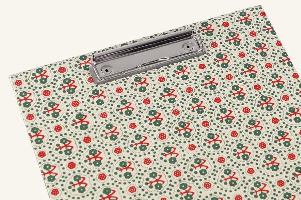 Red and green clipboard "Gundel", extra stable
