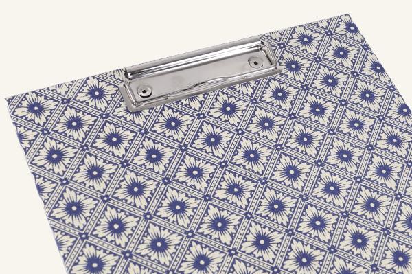 Clipboard blue "Loisl", stable mechanics, handmade