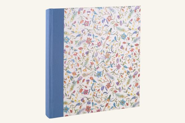 Exklusives Album "Livorno" mit Leinenrücken, edles blau, handmade in Germany