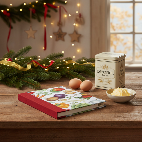 Buch für eigene Rezepte "Gemüse", mit Register