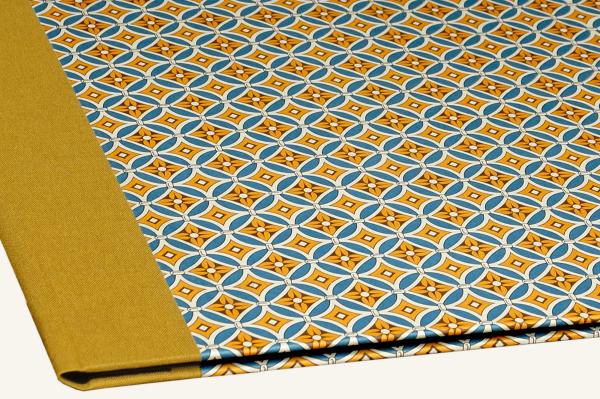 School folder for filing, yellow, blue