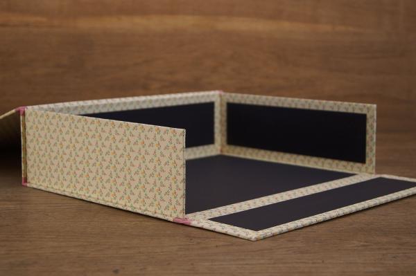 Organizer box "Zenzi", little flowers pink