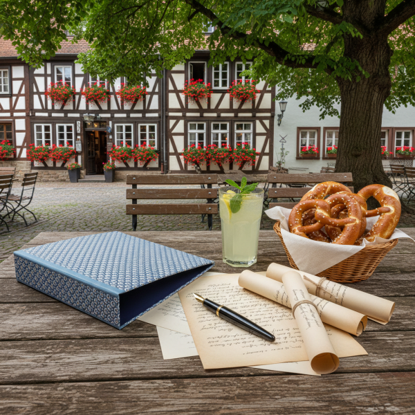 Blue folder-office folder-file folder-mechanics-papeterie-schreibweisefips