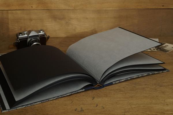 Classic album for photos "Penguins", handmade, for gluing